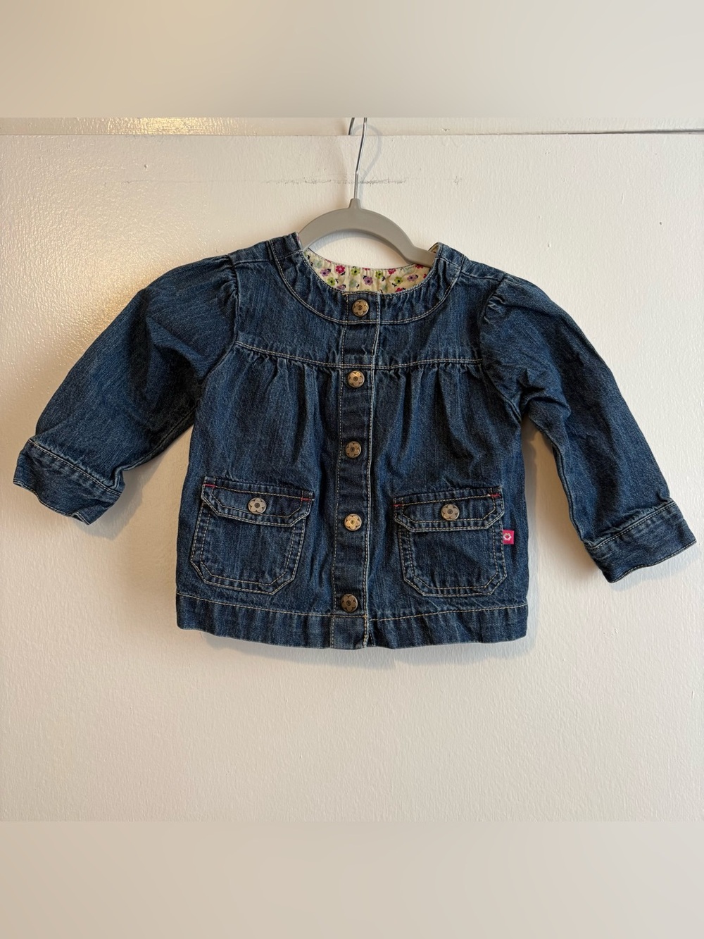 Carter’s Girls Dark Blue Denim Button-Up Jacket 18 months